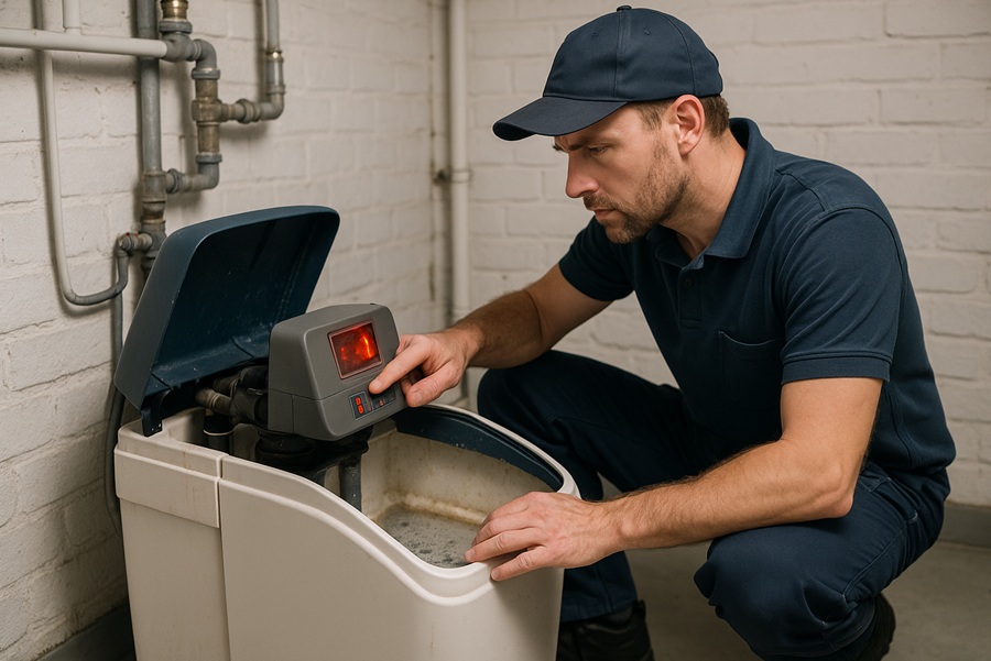 Kapotte waterontharder breda